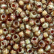 Miyuki seed beads 6/0 - Transparent picasso light smoky topaz 6-4505